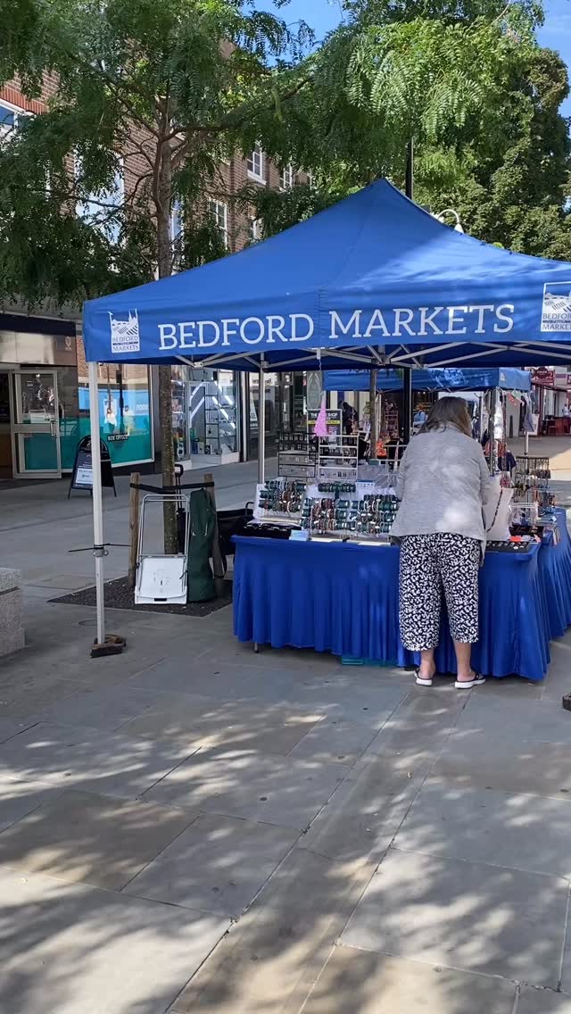 It’s a beautiful sunny day in town for the Saturday Craft Market. Here’s a small snippet. Pop in to the Visitor Centre and say hi! See what’s on at the Corn Exchange this season. #discoverbtown #bedford