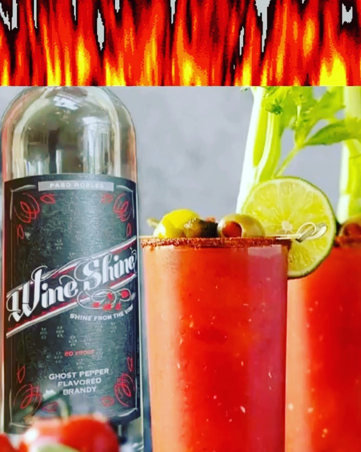 Come on baby, light my fire! 🔥🔥🔥. #ghostpepper #ghostchallenge #ghostpepperchallenge #ghostpeppers #brandy #whiskey #gin #vodka #rum #ghost #hotsauce #spicy #caliente #fuego #tincitypaso #tincity #tincitypasorobles #pasorobles #pasowine #travelpaso #california #californiadreaming #californialove #heat #americanbrandy #hotpeppers #sauce #bloodymary #bloodymarytime @the.grenachista