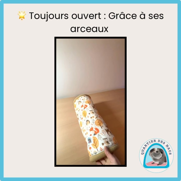 Le Best Tunnel 🐾 : l’accessoire cosy et pratique pour vos NACs !
✨ Découvrez le Best Tunnel, l’abri parfait pour offrir confort et sécurité à vos petits compagnons !
Conçu avec soin, cet accessoire combine innovation et douceur pour rendre vos NACs heureux.
Pourquoi le Best Tunnel est un incontournable ?
🌟 Toujours ouvert : Grâce à ses arceaux en plastique épais à chaque entrée, le tunnel reste parfaitement ouvert, offrant à vos compagnons un passage accueillant à tout moment.
🛏️ Intérieur matelassé et rembourré : Avec son rembourrage en ouatine, votre animal bénéficiera d’un espace ultra-doux et chaleureux, idéal pour se reposer ou jouer.
💧 Personnalisation possible : Sur demande, nous pouvons ajouter un absorbant à l’intérieur pour un entretien encore plus pratique et une hygiène optimale.
Un accessoire polyvalent et adapté :
• Parfait pour les cochons d’Inde, lapins, furets, rats, chats et autres petits animaux.
• Idéal pour l’hiver grâce à son rembourrage isolant qui garde vos NACs bien au chaud.
✨ Commandez votre Best Tunnel dès aujourd’hui ! ✨
🛒 Disponible dans plusieurs coloris pour s’accorder à vos goûts et à votre intérieur.
👉 Rendez-vous sur notre site : lien en bio
📸 Partagez une photo de votre compagnon dans son Best Tunnel et taguez-nous pour qu’on puisse admirer ses moments cosy !
💙 Avec le Best Tunnel, offrez à vos NACs un refuge doux, confortable et toujours accessible. 🐾
Prenez soin de vos petits compagnons avec Quartier des Nacs 🐾
#cochondinde #accessoirepouranimaux #confortanimal #bienetreanimal #lapin #dodorongeur #dodorongeurs