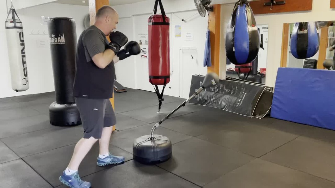 Freestanding punch station. Improve your timing & technique. #fun #tfmcairns #cairns #fitness #exercise #workout