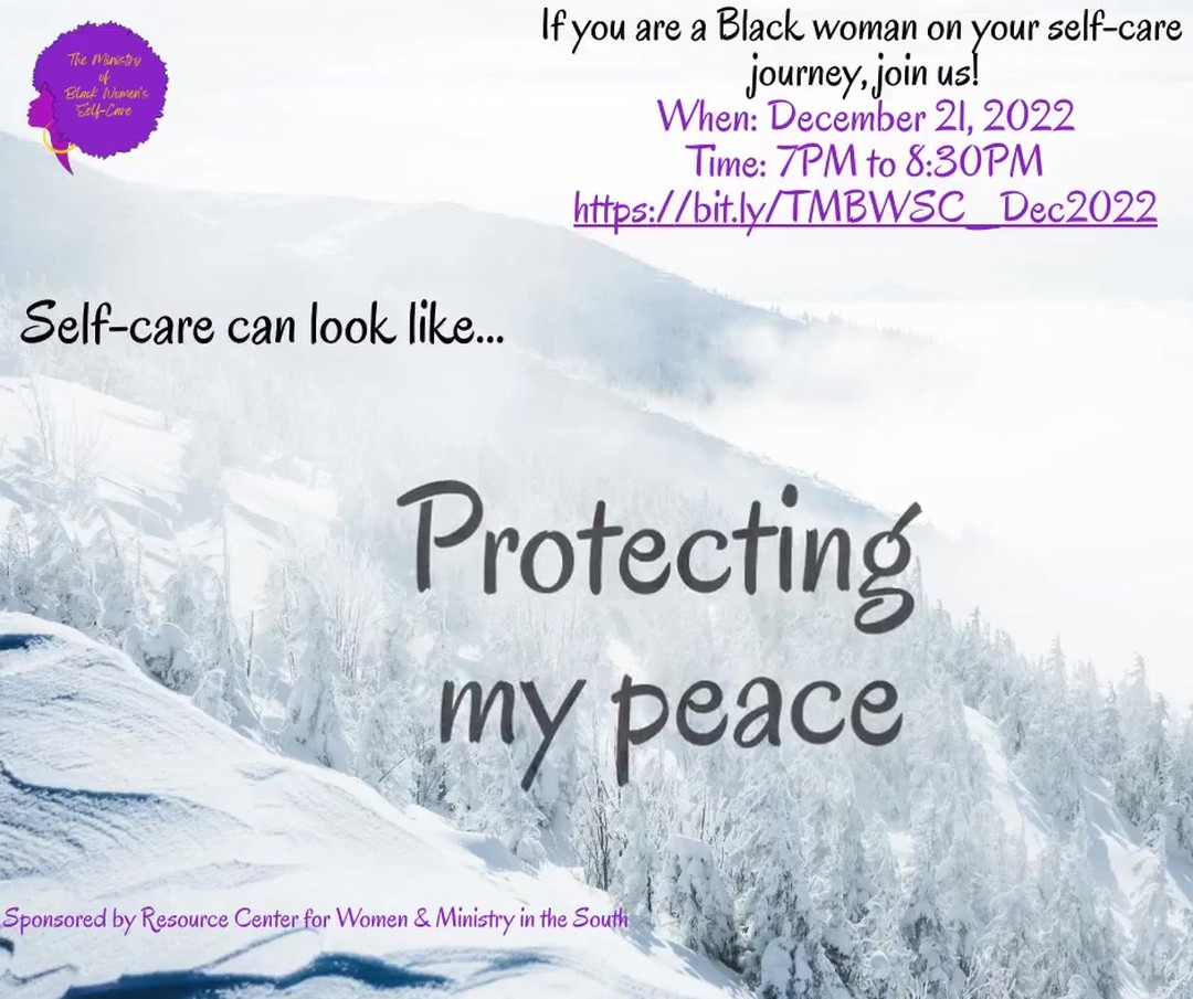 Register today! https://bit.ly/TMBWSC_Dec2022
#TheMinistryofBlackWomensSelfCare
#selfcare
#Selfcareisthenewnormal
#NormalizeselfcareforBlackwomen
