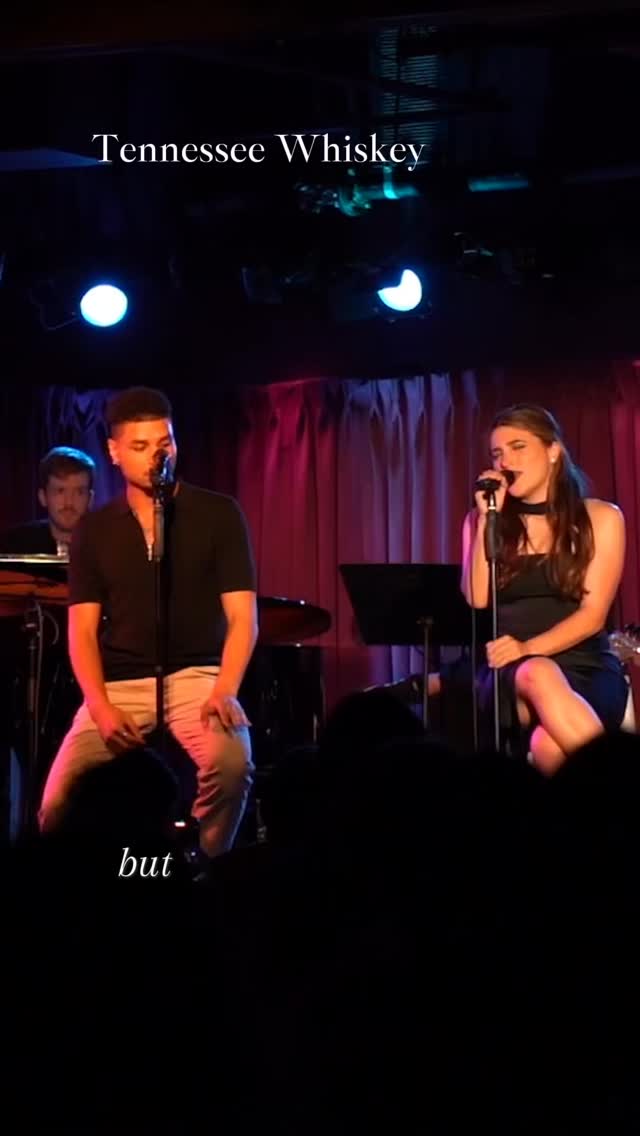 So honored to perform at the wonderful @jadel.c solo show 💜 Tennessee Whiskey by @chrisstapleton inspired by the @clarkbeckham and @madisonryannward version