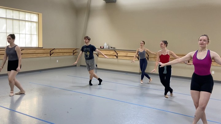 Choreography for Little Red with @deosballet that will be performed next week at an outdoor childrenâs show!