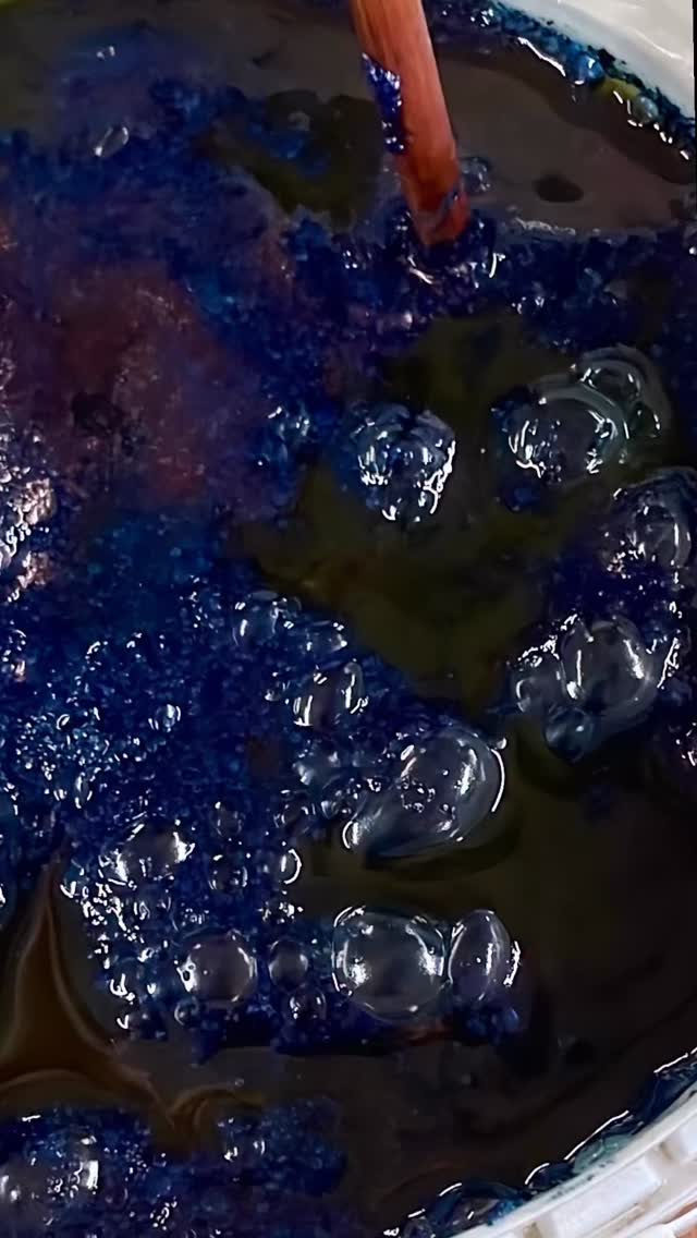 #shibori #índigo #tiedie #embroidery #brussels