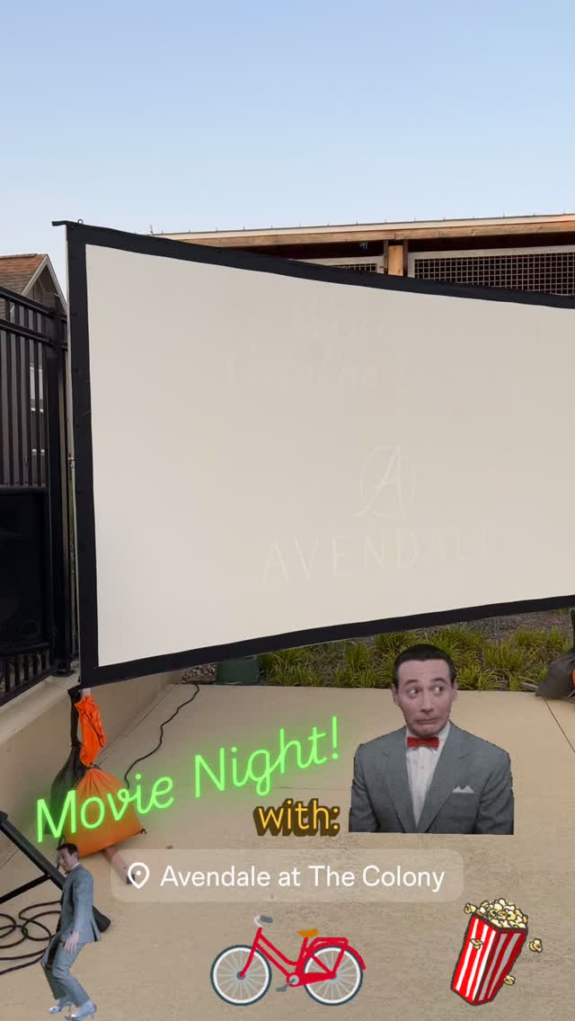 Thank you for such a fun movie night @avendaleatthecolony 🍿Can’t wait to be back!