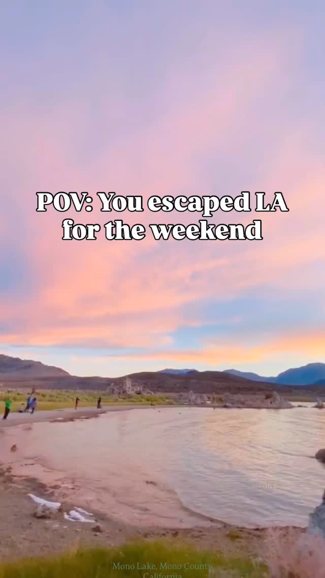 📍 Mono Lake | Details👇
Mono Lake
4.5 ⭐️⭐️⭐️⭐️⭐️ (828)
Mono County, CA
Mono Lake, Eastern Sierra
Bizarrely beautiful and otherworldly, Mono Lake is famous for its towering tufa formations—mineral spires rising from shimmering alkaline waters. At sunrise and sunset, the light transforms the scene into pure magic. 🪶🌅
Follow @placestovisitincalifornia for the best places to visit, stay, and live in California!
.
.
.
TikTok Contributor: Adventure With Amy
#Hashtags: #placestovisitincalifornia #California #easternsierras #zen #monocounty #monocountytourism #naturescape #sierranevada #scenic #womenwhoexplore #letsdoit #letsdothis #mountaingirl #yosemitenationalpark #lakevibes #positivevibes #tranquility #lakelife #peacefulplace #yosemitevalley
#Mindsetiseverything #lakedays #tranquility #weekendvibe #weekendvibes✌️#nationalparks #nationalparkservice #naturelovers
Would you escape to Mono Lake’s alien-like tufa towers for a sunrise like this? 🌅💦