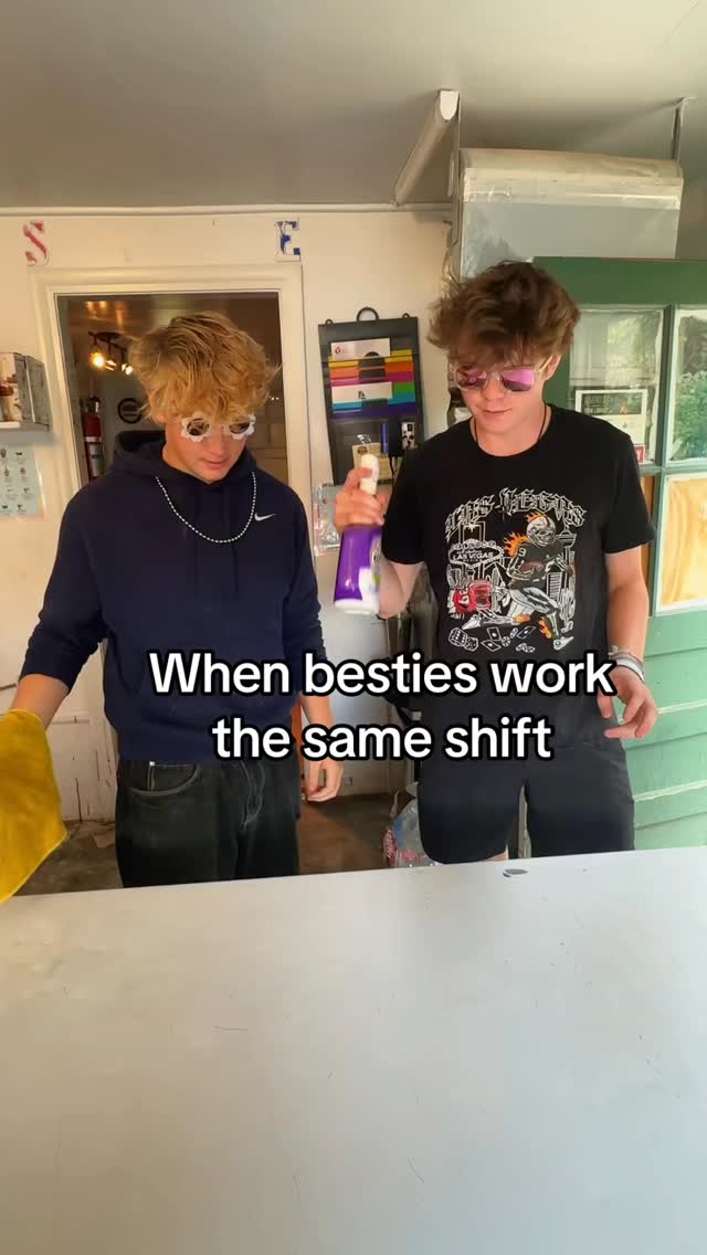 #workbesties #besties #summerjob #icecreamshop