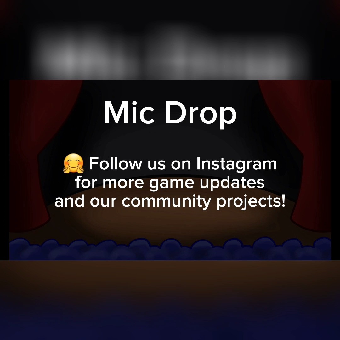🥳 We're just finishing up our submission for the #LudumDare53 #GameJam 🎮
⭐️ Do your best as Speaker Logan (or "Slogan") to DELIVER a motivational speech about #indiegames in MIC DROP 🎤 Watch out for stage hazards!
#GameDev #IndieDev #MadeWithUnity #LudumDare #Arcade #Unity #NYMakesGames #Indie #Gamers #IndieGameDev #LDGJ #MediaMonday #Monday #MondayMood #MondayVibes #MondayMotivation