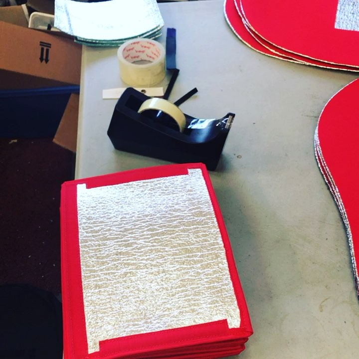 Part 1 of cool bag making #bespoke #sewing #uk #bag #quality #coolbag #food