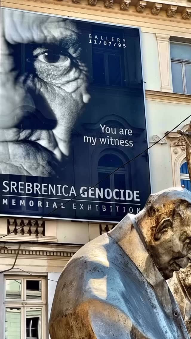 Must see when you visit Sarajevo! At Gallery 110795 in Sarajevo, the haunting reminder of how genocide begins—with the deliberate identification and isolation of a group—feels urgent today. As we witness rising polarization and rhetoric that targets specific communities, we must ask: are we, in the U.S., edging toward the same dangerous path history has already warned us about?
Artists are vital witnesses and truth-tellers, able to cut through politics and denial to reveal the human cost of injustice. Through their work, they preserve memory, provoke reflection, and challenge the narratives that allow prejudice to grow—reminding us of our shared humanity before it’s too late.
🌍 12 countries. 100 days. Two souls, one unfolding story. ✨
The Art of Being Elsewhere
theartofbeingelsewhere.com
#ATW2025 #Bosnia #Sarajevo
#travel #wanderlust #explore #adventure #travelphotography #nature #travelblogger #discover #traveltheworld #beautifuldestinations #roamtheplanet #worldtraveler #TalesOfTheTravelingYogini
#yogascholar #PhDStudent #psychology #globalcitizen #travel #wanderlust #explore #activist #feminist #humanist #humanrights