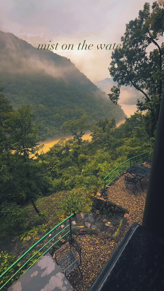Our Valley of Flower trek was called off after days of relentless rains. So, we stayed in, sipped chai on the balcony and watched the Ganga breathe mist into the dusky twilight.