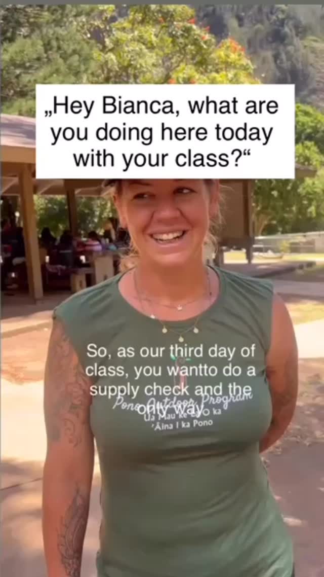 School supply list, Pono Outdoor edition:
✅ Waterproof backpack
✅ Knife
✅ Snacks
✅ Paper & pencil
✅ …and the ability to trap a mongoose if lunch runs away 🐀✌🏽
One minute we’re checking gear, the next we’re planning how to survive off guava, bananas, and ferns.
Preparedness isn’t boring—it’s just confidence in muddy boots.
#outdoorclass #preparedness #ponooutdoorprogram #handsonlearning #outdooreducation #unschoolingthemind