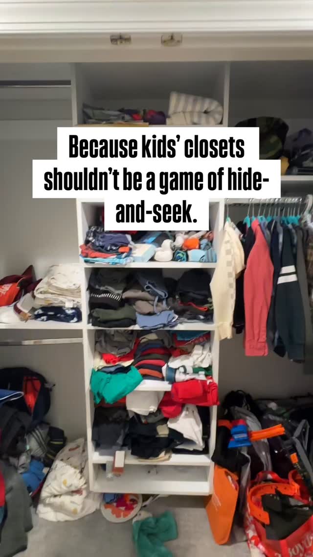 Because kids’ closets shouldn’t be a game of hide-and-seek.
This space went from stuffed shelves and mystery piles to easy-to-use bins and a simple system that even the little ones can keep up with. If your kids’ closet feels more like a scavenger hunt than a storage space, it might be time for a little organizing magic.
#ClosetGoals #KidsOrganization #ProfessionalOrganizer #MainLineOrganizing #BinItToWinIt #ClutterFreeKids #organizedlife #organizedhome #mainlinemoms #mainline #organizingthemainline