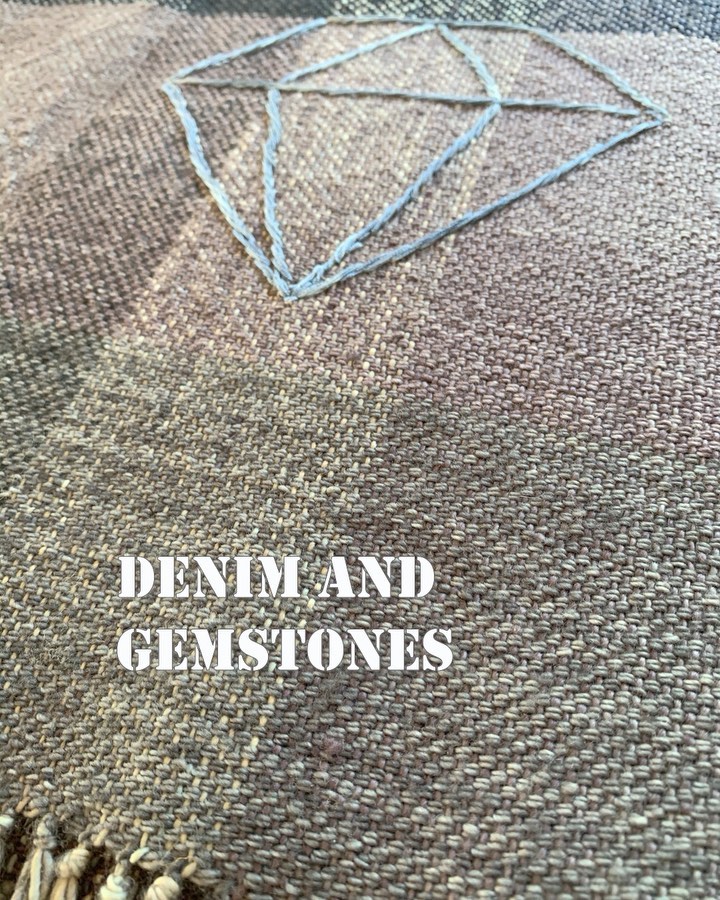 Loving weaving and this one I’ve created for our son was inspired by his love of denim and faceting gemstones. .
On each piece I stitch a motif. Hand sewn traces of the essence of each of my weavings.
.
.
What inspires you in your fibre art? .
Beautiful #indiedyedyarn I used @norneyarn Feigel Fugl and Fenrir
@uschitita Stone, Major Tom, Pebbles
@walkcollection Cottage Merino in Secret Nightshade
@spunrightround Singles, Sidewalk Sparkles
@fusefiberstudio Hinterland
@ritualdyes Them Blues Kit
@woolenboon Blueberry Jam
.
.
.
.
#indiedyersofinstagram #rigidheddleweaving #rigidheddleloom #handweaving #imadethis #imadeit #inspired #fibreartist #fibreartsaustralia #fibrearts #creativelifehappylife #lovemylife