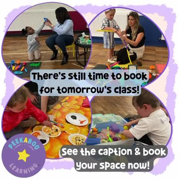 🥳 Book Your Space Now For Peekaboo Learning Through Play Classes!
🐻 Come and join me TOMORROW and find out which new puppet friend will be in the box to introduce the new sound of the day!
🎨 Featuring MESSY PLAY, arts & crafts, small world and so much more!
📍Victory Hall, Chigwell
🧸 17 months-4 years old
⏰ 10-10:45
🚗 FREE parking directly outside
👇👇 Click the link below to book your space for Tomorrow’s class now!
https://www.happity.co.uk/peekaboo-learning
💫 Please note, pre-booking is essential before attending any Peekaboo Learning classes.
.
.
.
#learningphonics #phonicslearning #primaryteaching #primaryeducation #letthemplay #makelearningfun #learningthroughplay #learnthroughplay #childdevelopment #2yearolds #3yearolds #4yearolds #chigwellmums #hainaultmums #woodfordmums #redbridgemums #woodfordgreenmums #buckhursthillmums #loughtonmums #eppingmums #finemotorskills #eyfslearning #thingstodowithkids #thingstodoinchigwellforkids