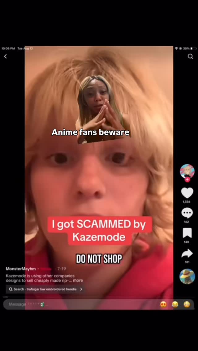 Don’t go to these websites! Share and let people know that buys anime merch