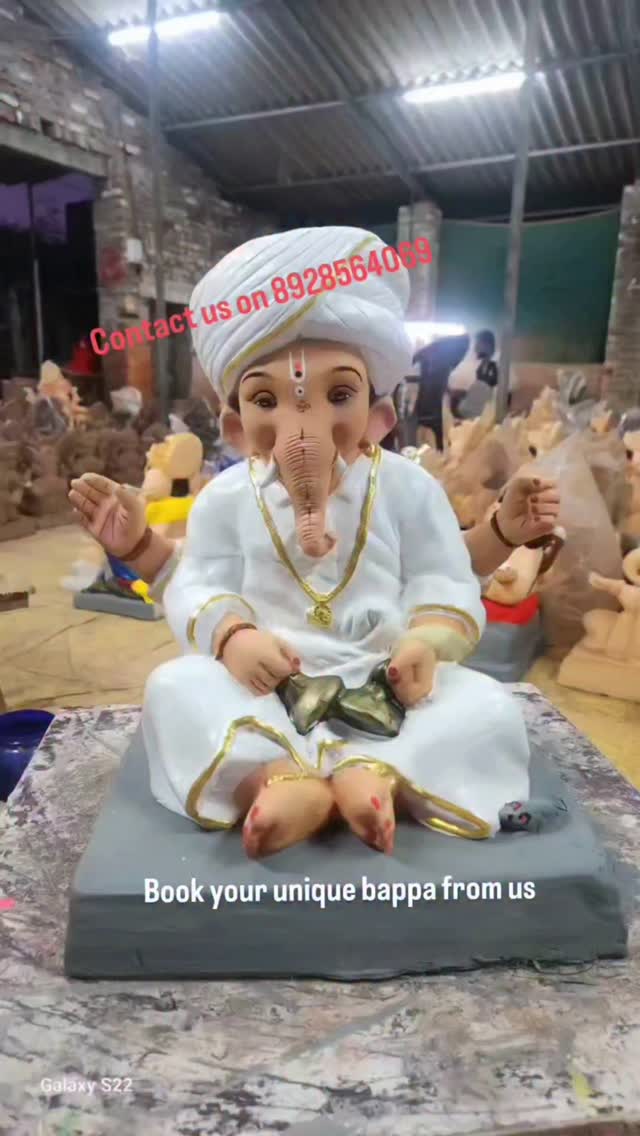 Earthyganesha eco friendly ganesha idol available now for booking
Make a environment friendly ganesha chaturthi this year with eco friendly bappa
You can contact us on 8928564069