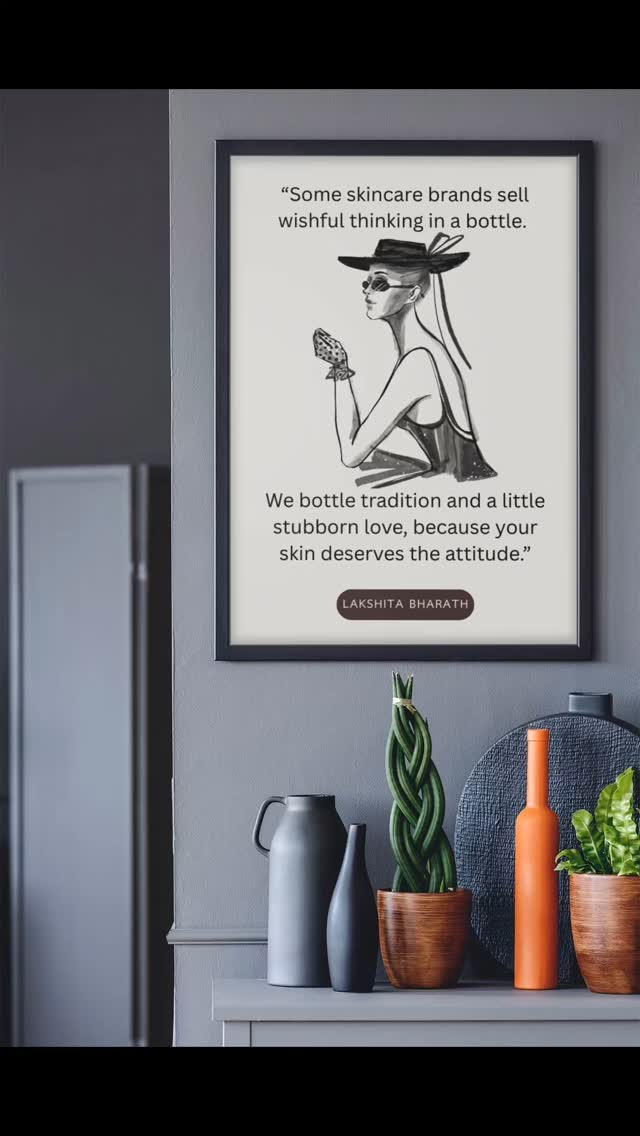 Some brands are known for selling wishful thinking in a bottle.
Not Taravali.
We bottle tradition, stubborn love, and a little attitude, because your skin deserves the truth, not fairytales.
We make promises we can keep.
It’s not about turning back time. It has never been about turning back time. Aging is a blessing.
With Taravali it's about aging gracefully, confidently, and on your terms. Not before time, but with time.
Fresh batches, no gimmicks, and no “buy it before XYZ” drama.
Just the kind of care that shows up when you need it, like your bestie with great advice and better snacks ♥️🫠
With gratitude,
Lakshita Bharath