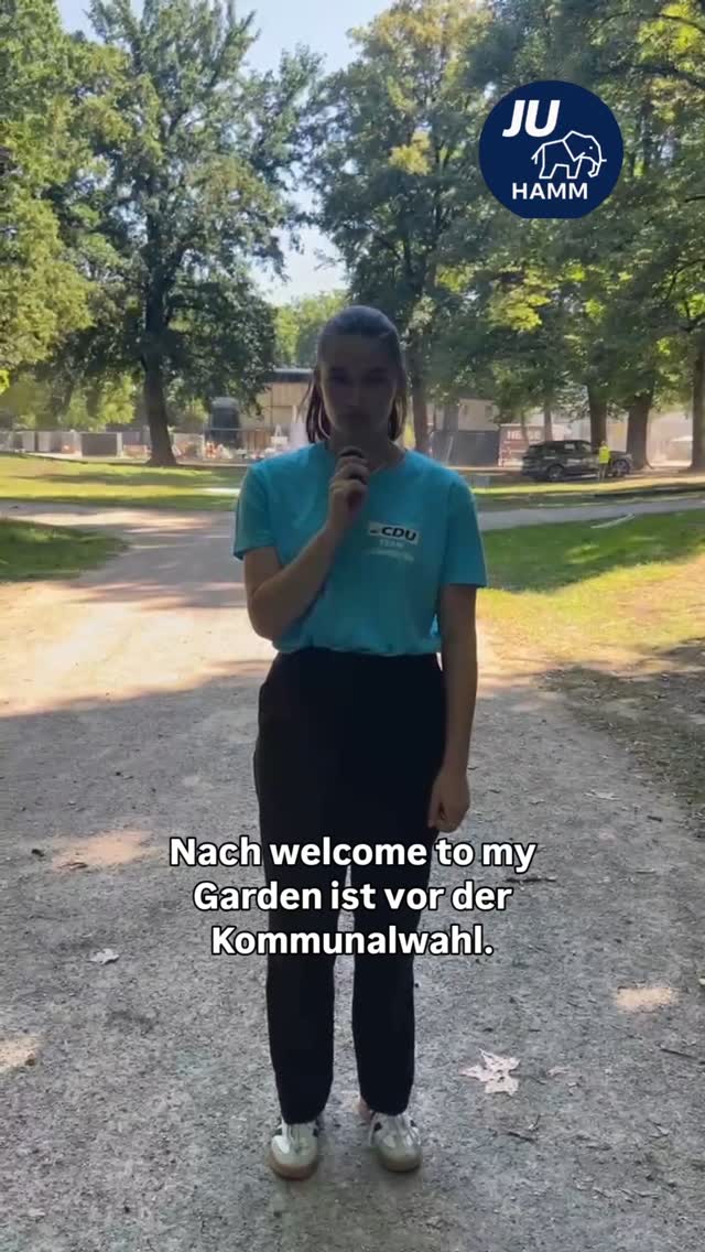 #hamm #welcometomygarden #kurparkhamm #kommunalwahl2025 #cdu #cduhamm #wtmg #jungeunion_hamm #politikwechsel #jungeunion