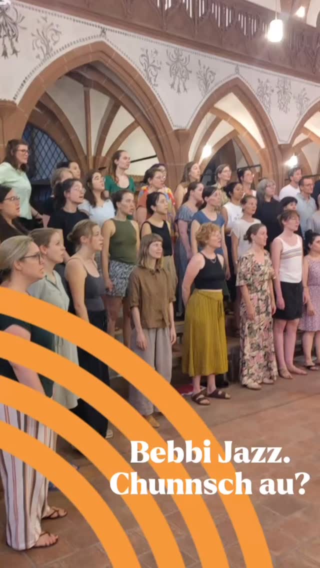 Am Freitag, 15. August singen wir um 20.45 Uhr in der Leonhardskirche am @embebbisyjazz_basel !
Hier ein paar offizielle Eindrücke von unserer letzten Probe.
Chunnsch au cho luege-losä?
💕
Isch gratis und schööön.