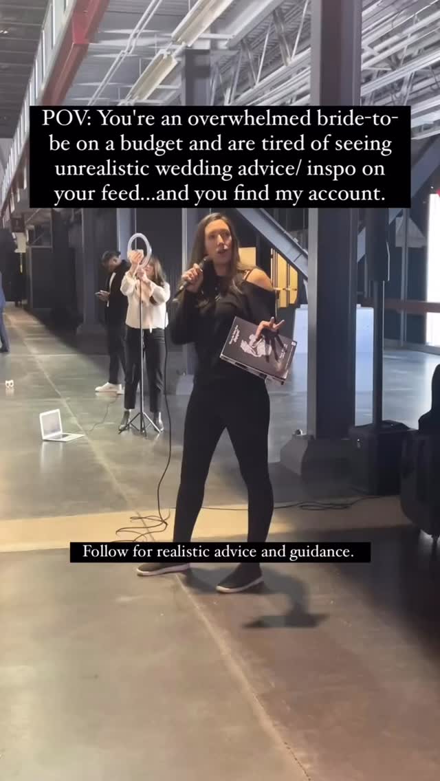 I’m here to make you feel confident about your wedding on YOUR budget.
Follow for more! Video of me actually talking budgets to newly engaged couples.
#weddingtips #weddingsavingstips #weddingsavings
#2024bride #2025 #weddingadvice #weddingonabudget
#Trending #audio #hashtags #budgets #viral