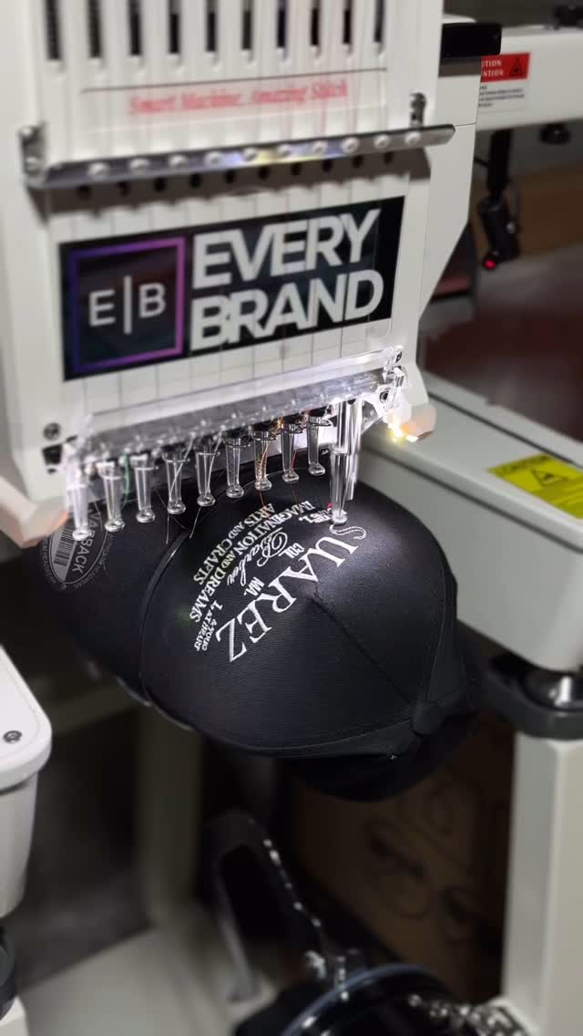 Hat embroidery @suarezz__barber by @everybrandmass