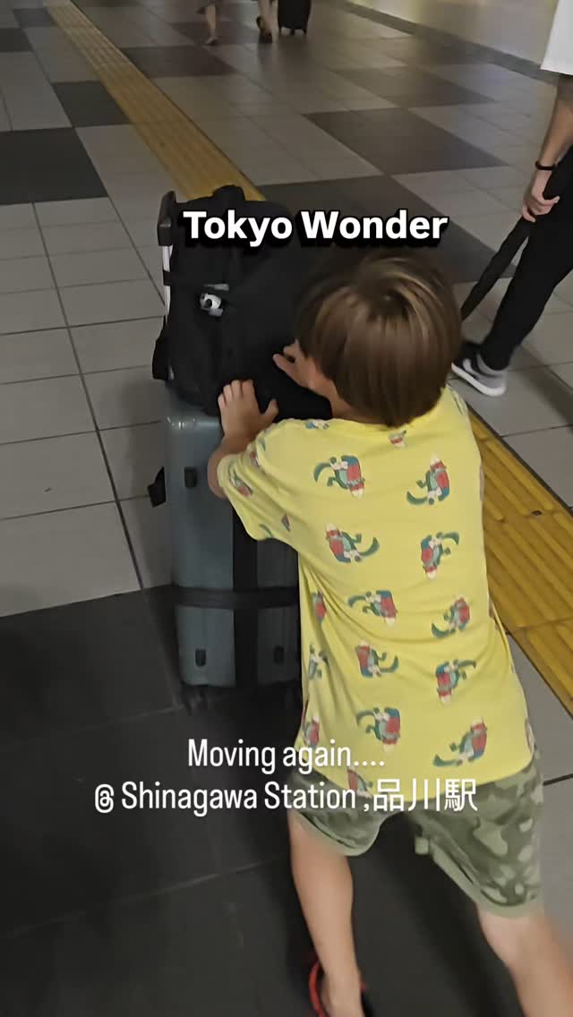 Our vacation came to an end.... Tokyo wonder part2 #mysonshine #hapababy #japan #tokyo