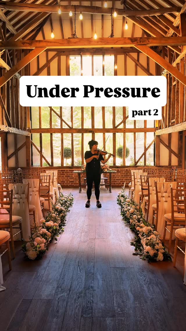 Under Pressure Part 2 🤩
@blake_hall_weddings 🤩
#weddingviolinist #wedding #essexweddings #essexviolinist #violinist