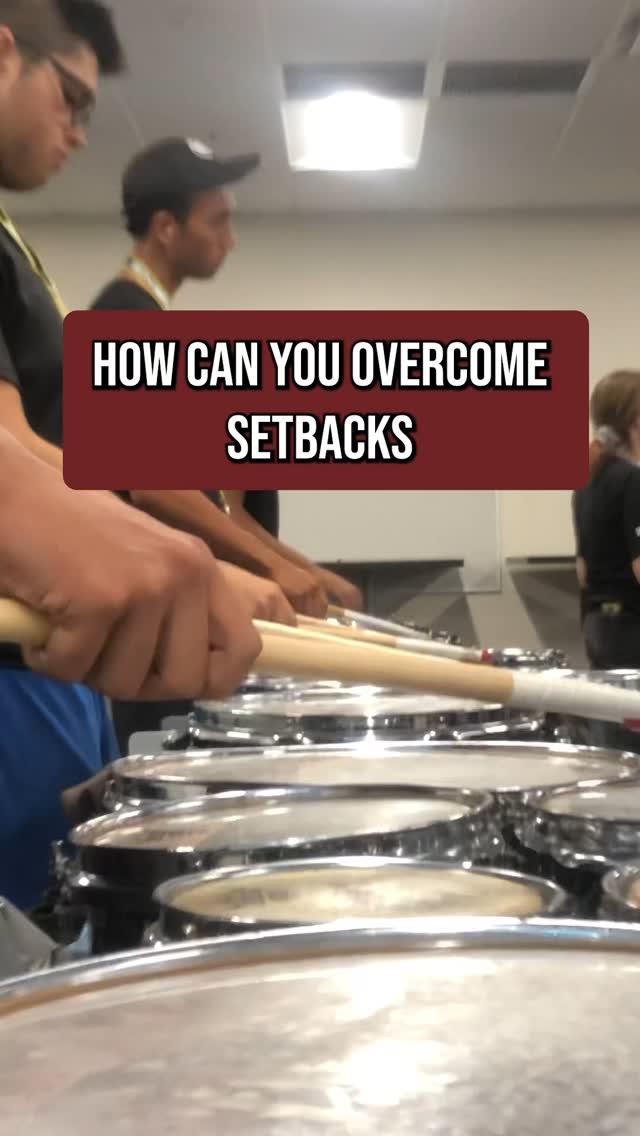 Setbacks are a part of the process. As your fall season moves into full swing, embrace the moments where you experience a challenge.
Every challenge is a stepping stone on your path to success. What can you learn in this moment? Use this as an opportunity to become a better musician!
#iq #percussioniq #snare #quad #percussionist #wgi #dci #indoordrumline #drumline #drum #drumcorps #music #marchingarts #drummunity #marchingpercussion #marching #snaredrum #tenordrums #marchingsnare #bandsofamerica #percussioneducationschool