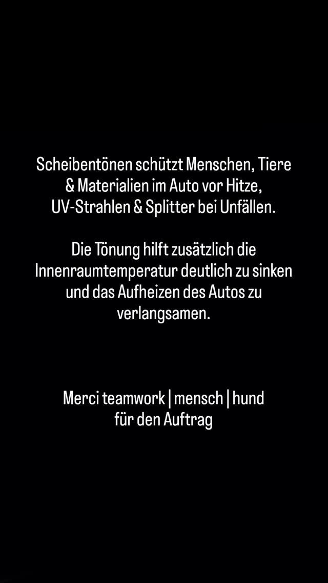 #scheibentönung #beschriftung #hitzeschutz #sommer