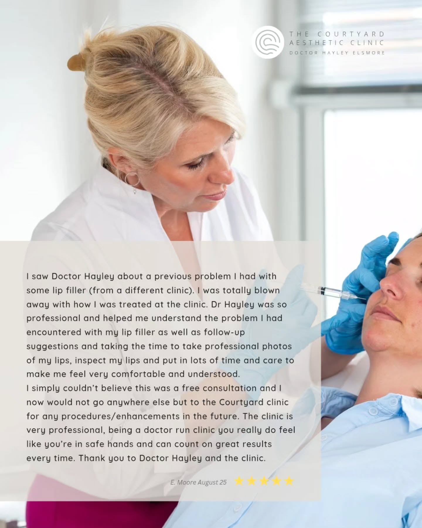 'You really do feel like you're in safe hands and can count on great results every time' 🌟
•
•
•
#review #feedback #testimonial #skinclinic #skindoctor #aestheticdoctors #aesthetictreatment #reviews #isleofwight #clinic #iow
