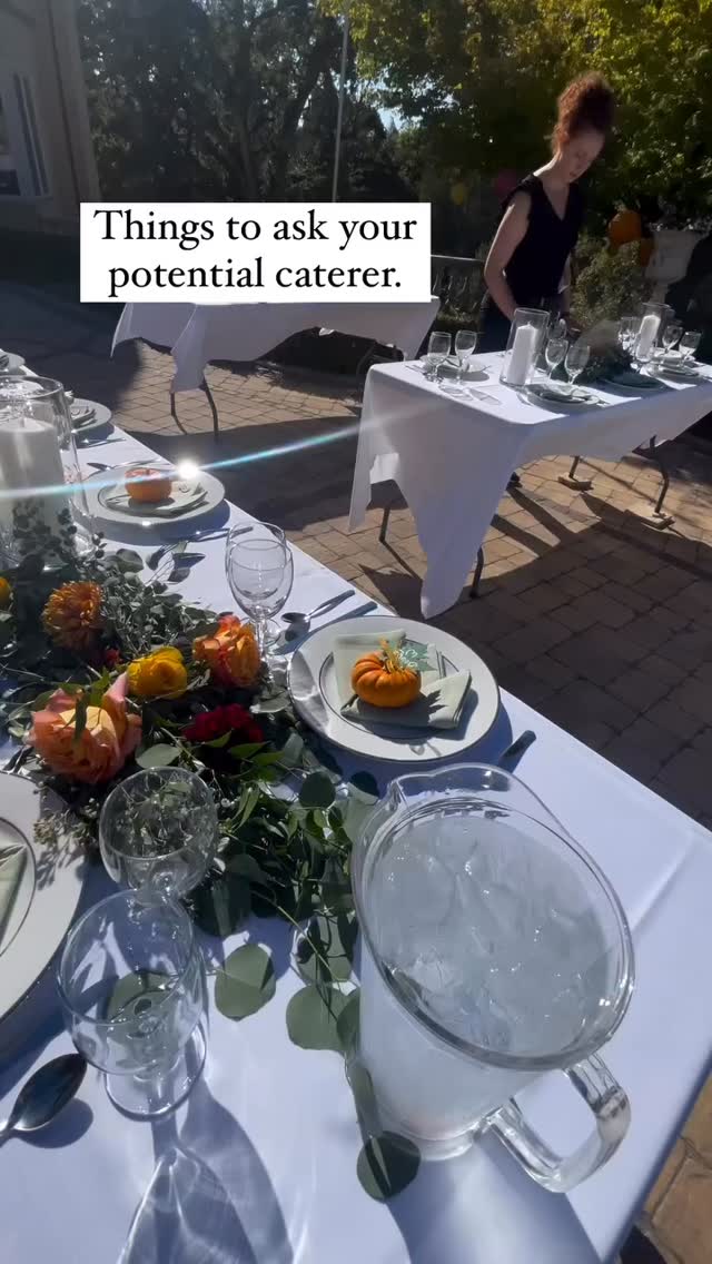Make sure to ask these questions at minimum for your potential cater!
#WeddingGuidance #EventsByNicki #Catering #Events