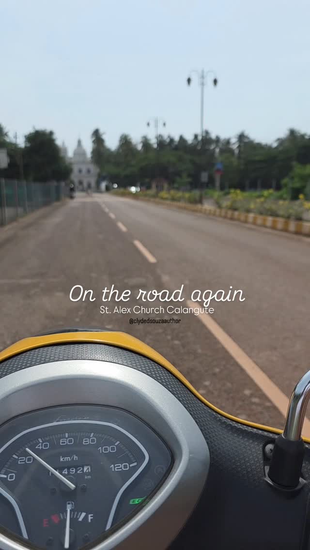Chogm Road route to Calangute...
Follow @clydedsouzaauthor for more to love about Goa