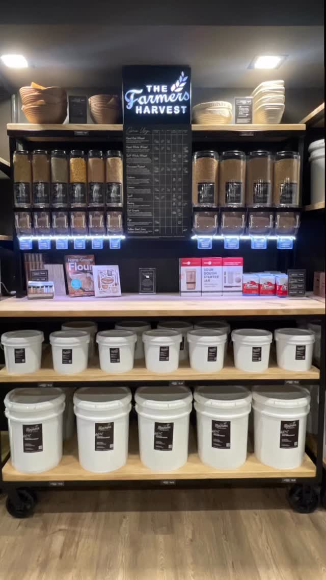 We’ve restocked and are working hard preserving MORE grain! By choosing The Farmers Harvest & The Beef Store, you’re supporting local hard working families, that are attempting to fix the problems big industry has created with their poisonous food. Our grain is all CERTIFIED glyphosate-free. We leave it in an oxygen-free environment for at least 2 weeks, so you can trust your pantry isn’t being infiltrated with pests! Clean, chemical-free, whole foods from the farm to your table! 🌾🥩🍞
#shoplocal #freshmilled #breadishealthfood #freshmilledflour #thefarmersharvest #adaoklahoma #stoneground #grain #longtermfoodstorage #localbeef