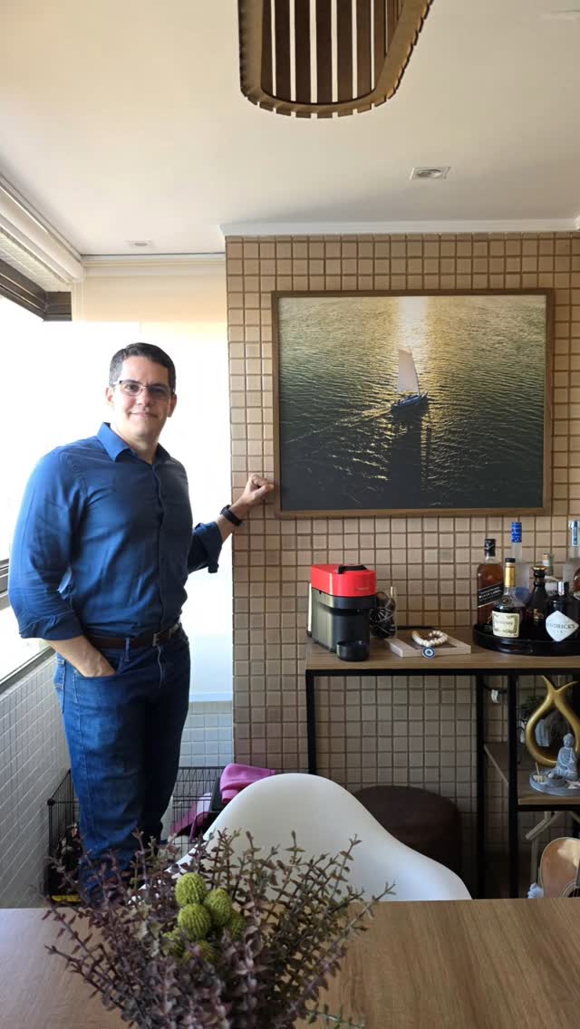 Mais uma obra especial na parede.
A sensação de orgulho e alegria nunca muda.