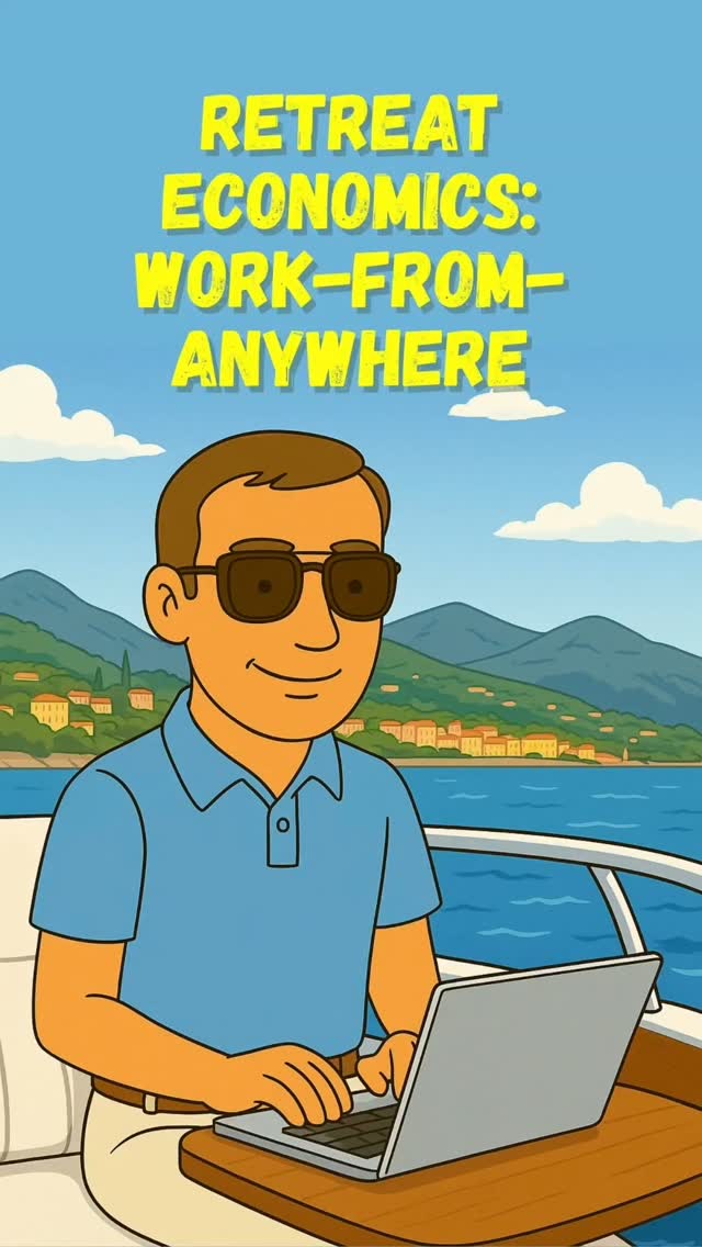 Wellness. Wealth. Wi-Fi.
The new investor status symbol isn’t a corner office — it’s a Balinese villa with a Bloomberg terminal, sunrise yoga, and a deal pipeline that runs better than the infinity pool filter.
#InvestorRetreats #RemoteWealth #WorkFromParadise #WellnessAndWealth #LuxuryLifestyle #InvestorLife #DigitalNomadInvesting #HighPerformanceLiving #WorkAnywhere #LifestyleInvesting #CapitalAndChill #DealflowWithAView #RetreatEconomics #NextLevelNetworking #WealthWithoutWalls