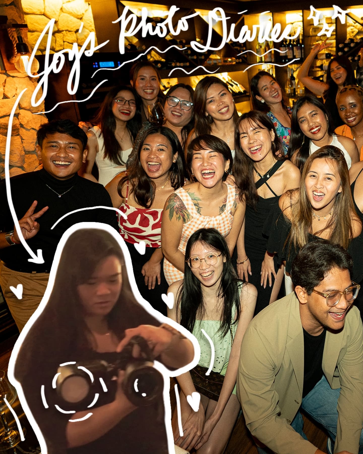 supper club entry #1 ๐ซฐ๐ผ diary entry #2 โจ๏ธ
โi think weโve finally gotten the hang of organizing these meet-cute events, but this has to be one of my favorite ones yet. we always find ourselves back in the drawing board playing around with new ways to gather people. this idea of a supper club was actually one of the first inspirations Kim, Nina and I had behind Kitakita.
i think the fun part is capturing the shifts, like thereโs always going to be that quiet awkwardness at the start but then it all slowly unfolds into more talking, laughing and connecting. these pictures really feel like the unfolding towards something softer and warmer. just beautifully human.
itโs moments like this that remind me why we started and this is only just the beginning.โ
Sincerely,
๐ธ @theresejoychen
KKC Resident Creative ๐๐ผ