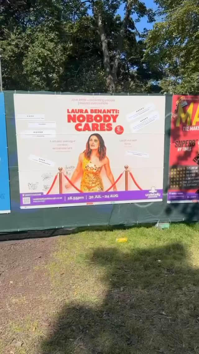 Whoever did this is NOT going to get away with it (they got away with it).
If you or someone you love (or hate, it’s none of my business!) is in London on 9/2, come see the encore presentation of our critically acclaimed, SOLD OUT Edinburgh fringe show!
September 2nd, 7pm and 9pm @underbellyboulevard.
Link to tickets in bio!
#edfringe #laurabenanti #comedy #underbellyedinburgh #edinburghfringe