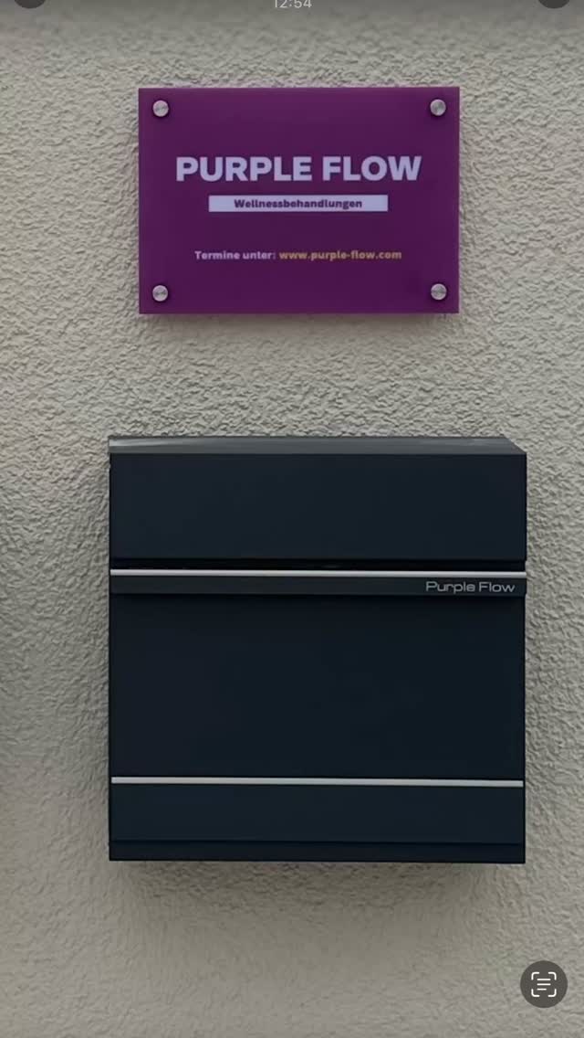 Endlich mit Firmenschild… jetzt geht es richtig los! Termine unter ➡️ www.purple-Flow.com. #youngliving #wellness #purpleflow