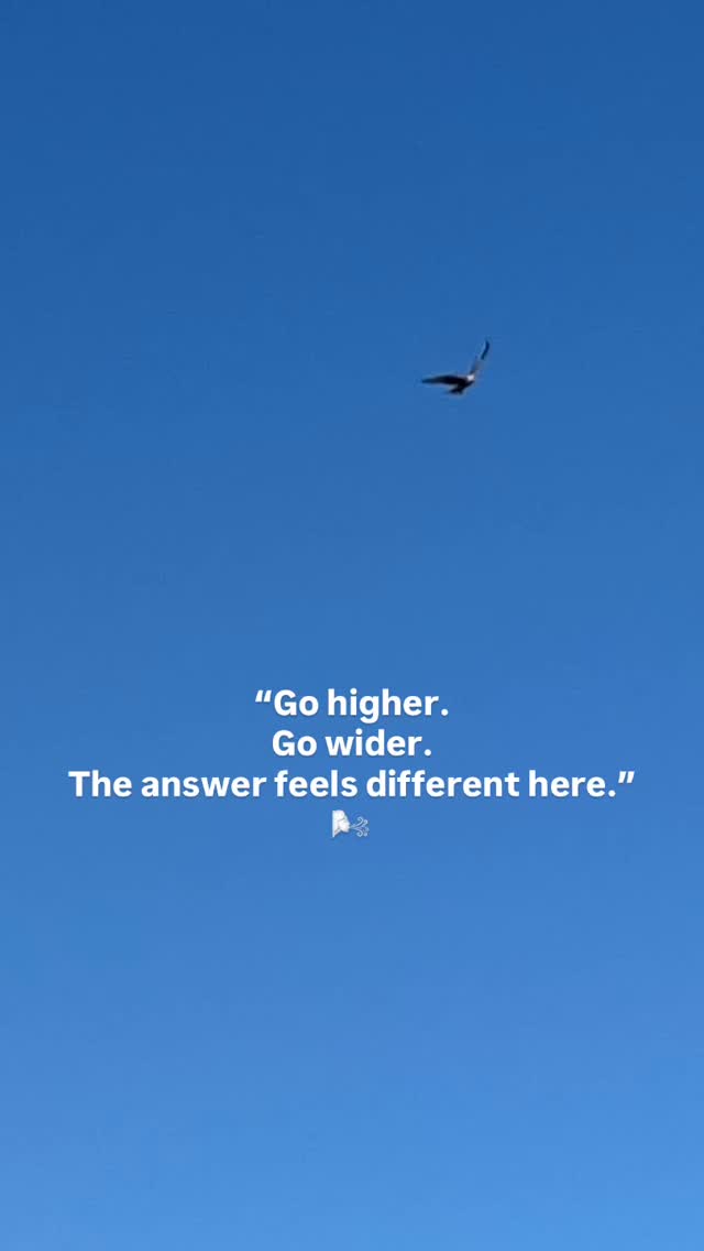 “Where could a shift in perspective change everything?” 💫 “Your perspective might be the inspiration someone else needs today.” ✨#changeyourperspective #differentviewpoint #biggerpicture🦅