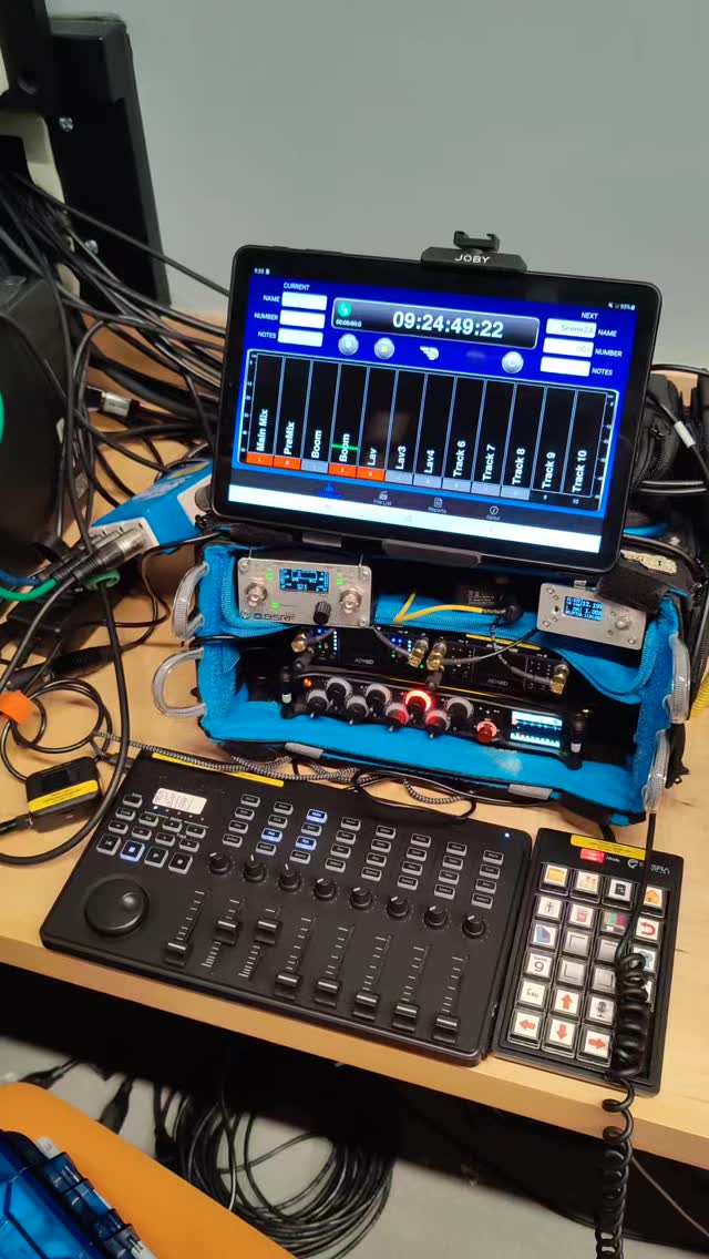 Could maybe need 1 more focusrite 🍝
•
#soundspeeds #soundmixer #filmsetlife