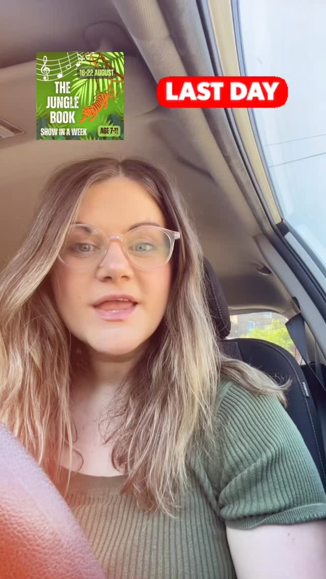 📣🚨South London Parents📣🚨
Today is your last chance to book on
our 7-11 Summer School in South Croydon.
If you are looking for a fun week of singing, acting and dance for your child
- do come and join us for a week in the jungle!
👩🏻💻Visit our website for more details and
booking!