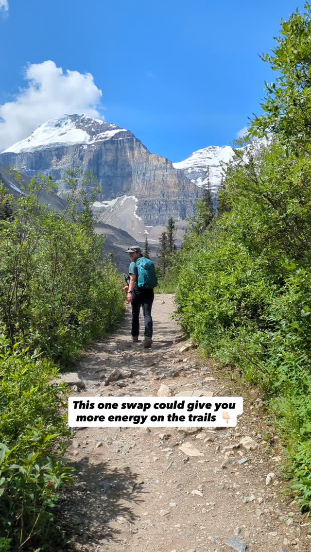 Protein is having its moment on social media right now 💪—but when you’re out on a long hike or tackling steep climbs, protein bars aren’t the fuel your muscles are craving.
On the trail, your body runs best on carbs for steady energy ⚡️ (think granola bars, fruit (fresh or dried), pretzels, energy chews, gels, sports drinks, crackers or a sandwich). If you are hiking for more than 2 hours, I recommend aiming for at least 60-90g of carbohydrates per hour (240-360 calories) ongoing until the hike is done. This helps supply your muscles with enough energy for the duration of the hike and prevents you from “hitting the wall” (aka muscle fatigue, cramping, and soreness).
That doesn’t mean protein isn’t important—it supports recovery, reducing muscle wear and tear, keeps hunger at bay, and reduces how much amino acids are being burned for energy during long duration activities (like hiking!)
But during your hike, carbs should take center stage.
Think of it as a both/and, not all-or-nothing 🙌: carbs for energy while moving + protein to support reduced wear and tear.
👉 Save this for your next hike & drop your go-to trail snack below 🍎🥨🍫
#hikingnutrition #womenwhohike #sportnutrition #foodisfuel #sportsdietitian #nutritionist #fuelyourbody