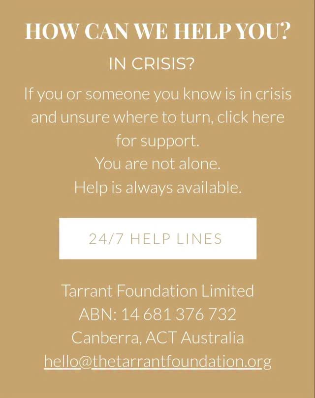 🌟 Help Jenni Tarrant Support Those in Crisis 🌟
Every single cent donated to the @the_tarrant_foundation_ltd goes directly into the hands of someone in urgent need. No admin costs. No delays. Just real help, when it’s needed most.
Your donation can mean:
💜 A child who’s been sexually abused receiving the therapy they need.
💜 A woman escaping domestic violence finding a safe place to stay.
💜 A dad who’s lost his job and home having a lifeline to hold onto.
@jenni_tarrant is walking to raise vital funds – but she can’t do it without you.
🙏 Please donate and be the reason someone in crisis gets the chance to rebuild their life.
👉 Head to @the_tarrant_foundation_ltd
to donate ❤️
#TarrantFoundation #EveryCentCounts #SupportInCrisis #JenniTarrant