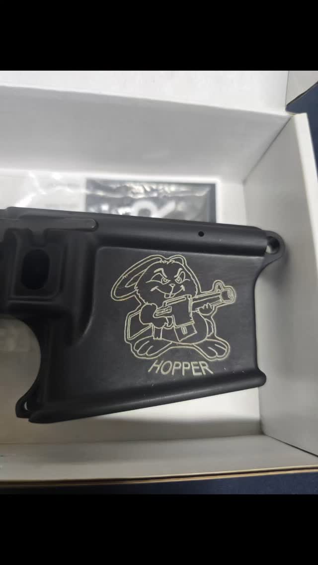 Sweet little engraving me did for a customer! #engraving #tgxllc #armory #custom #laserengraving