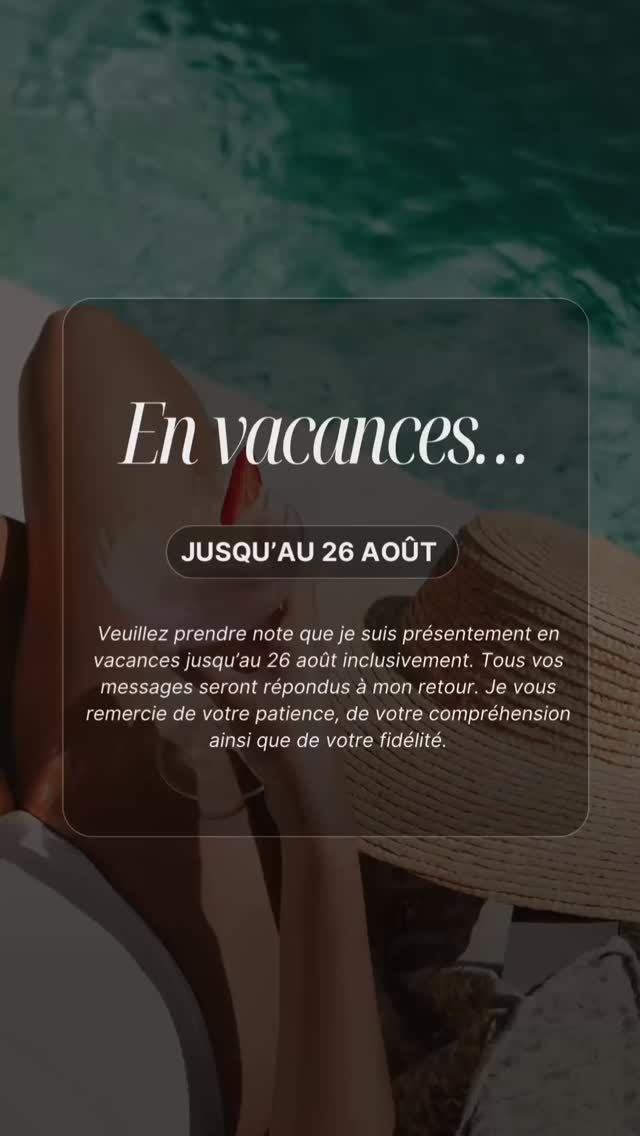 Je tiens รฉgalement ร remercier ma clientรจle du plus profond de mon cลur pour un autre beau rush dโรฉtรฉ rรฉussi ensemble. รa a encore รฉtรฉ un vrai marathon, mais je me compte chanceuse dโรชtre autant occupรฉe.
Je sais que je dis toujours que je vais รชtre plus active sur les rรฉseaux (car cโest ce que jโaimerais), mais cโest difficile quand on travaille autant. Je nโai parfois juste pas lโรฉnergie ร mettre lร -dedans aprรจs une longue journรฉe de clientes. Il y a aussi le fait que je suis rendue ร un point oรน jโai moins besoin de publier pour attirer de la clientรจle, et jโen suis profondรฉment reconnaissante.
Sachez que รงa nโenlรจve rien ร la passion que jโai pour mon travail ni ร la reconnaissance que jโai envers ma clientรจle.
Je me suis dit que je risque de me remettre un peu plus lร -dedans ร lโautomne si le temps me le permet.
Chaque rendez-vous est pour moi une preuve quโil y a encore une autre personne qui croit en moi et en ma vision.
Merci de continuer ร me faire confiance, cโest grรขce ร vous que je peux vivre de ma passion chaque jour, je vous retrouve avec grand bonheur ร mon retour.
Jessica xxx