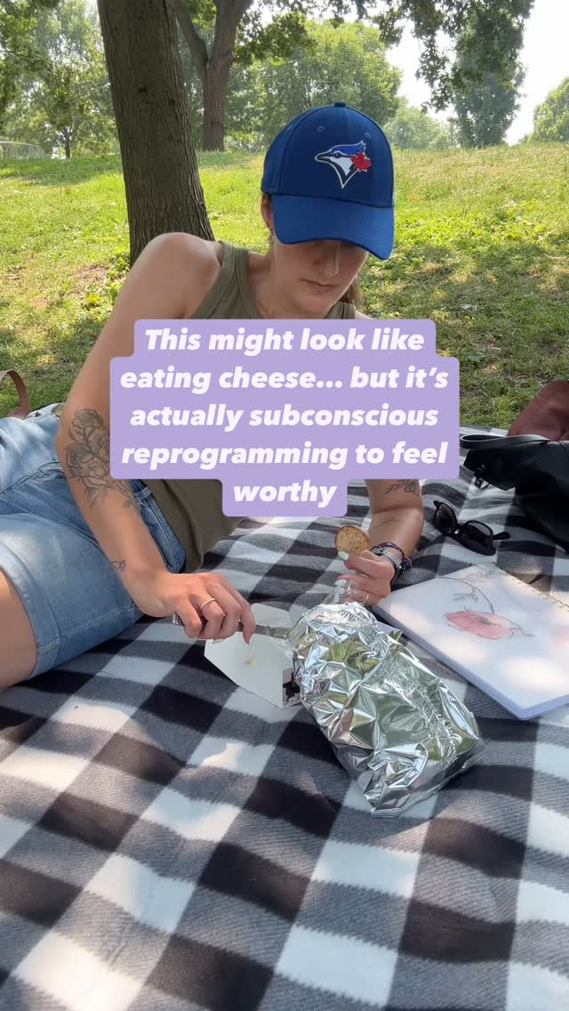 Here’s why👇
When I buy the cashew cheese I actually want (instead of the discount brand that doesn’t taste as good) I’m not just treating myself…I’m showing my subconscious I’m worthy of choosing what feels good.
Other little luxuries that do the same thing for me:
💅 Getting my nails done
💇♀️ Refreshing my hair
🕯️ Lighting a candle I love
🌸 Buying fresh flowers
🍵 Splurging on the tea that feels special
I stopped settling and started spending on things that raised my vibration and made me feel good.
Every one of these small choices is a signal to my nervous system: I am safe. I am worthy. I deserve to be supported. 💜
What’s one “frivolous” thing you buy that makes you feel worthy?
PS…what cheese is it? @nutsforcheese black garlic 🤤
#SubconsciousReprogramming #SelfWorth #AlignedLiving #CultivatingCalm #SubconsciousMind #NervousSystemRegulation