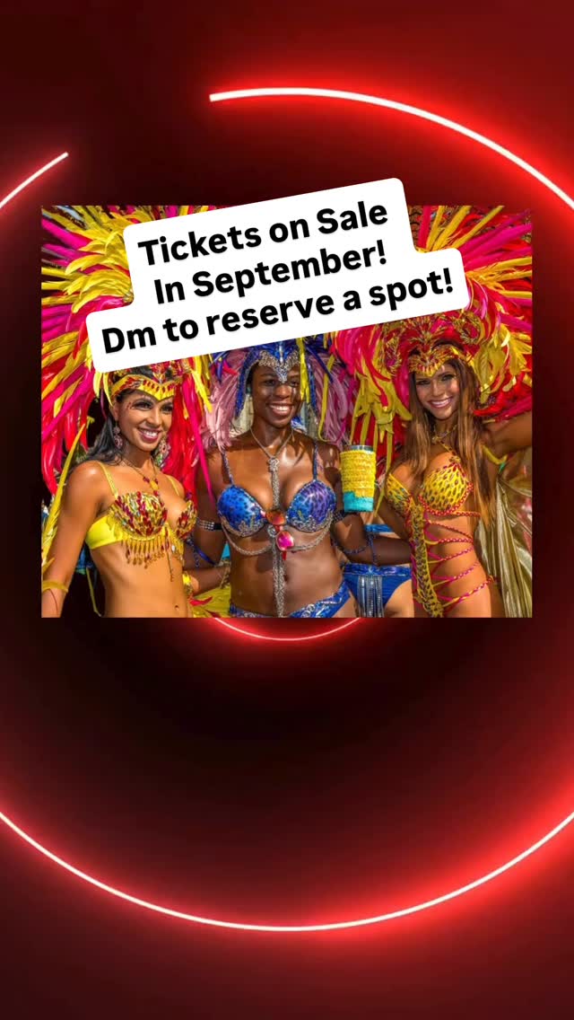 ✨ Jamaica Carnival 2025 ✨
Carnival tickets officially launch this September! 🎉 Secure your spot early and don’t miss the ultimate Kingston experience—fetes, road march, luxury vibes, and nonstop energy. 💃🏽🕺🏽