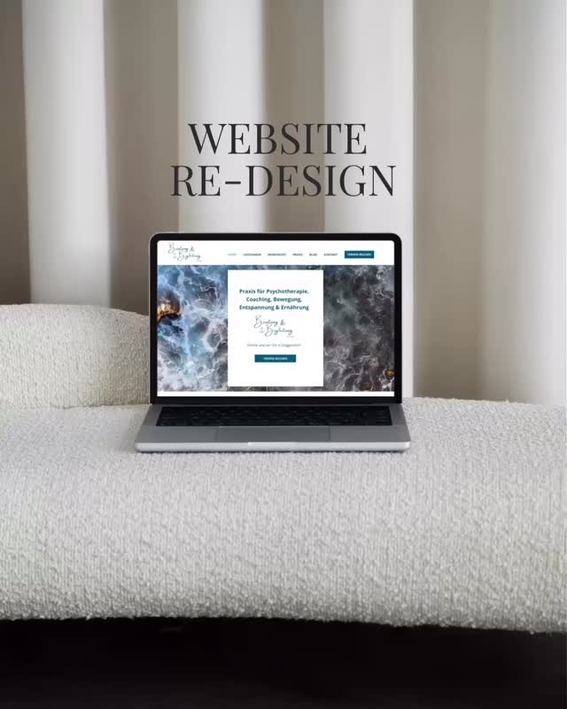 Website Re-Design - für die liebe Ayca von @beratungundbegleitung_yalcin durfte ich die Website komplett überarbeiten und ihr SEO auf Vordermann bringen. 💚
Wie gefällt euch das Ergebnis? 🫶🏼
#webdesign #website #wixwebsite #selbstständig #webdesignerin #webdesignwomen #seo #websiteredesign