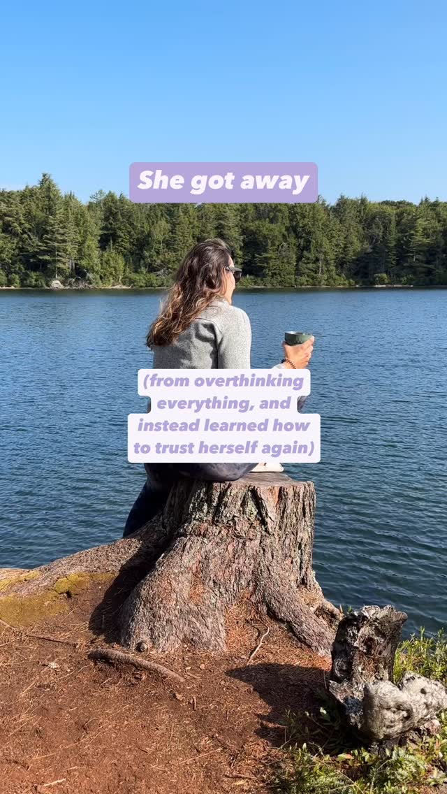 The opposite of overthinking? Self-trust.
I used to replay every convo, second-guess every choice, and spiral into “what ifs.”
It was exhausting.
What changed?
Learning to regulate my nervous system + rewire the beliefs keeping me stuck. Now I trust myself to move forward instead of looping in doubt.
If you’re ready to get out of your head and into aligned action, @cultivatingcalm.life was made for you. 💜
What’s one thing you’re ready to get away from?
#CultivatingCalm #NervousSystemHealing #AlignedAction